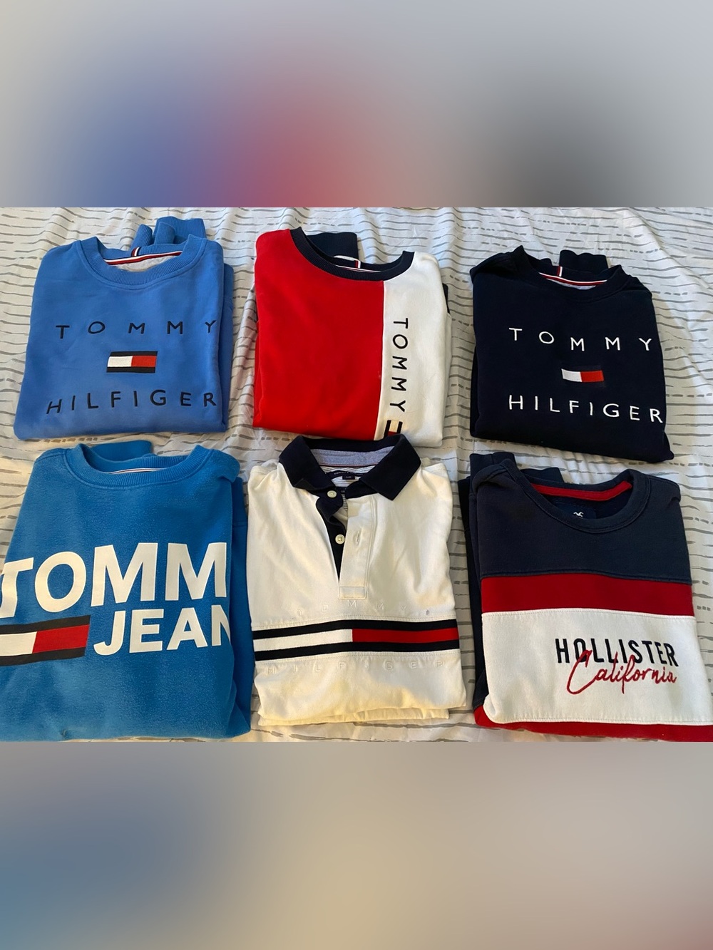 Tommy Hilfiger Kids Colorblock Polo & Tops - White, Red, Navy, Blue